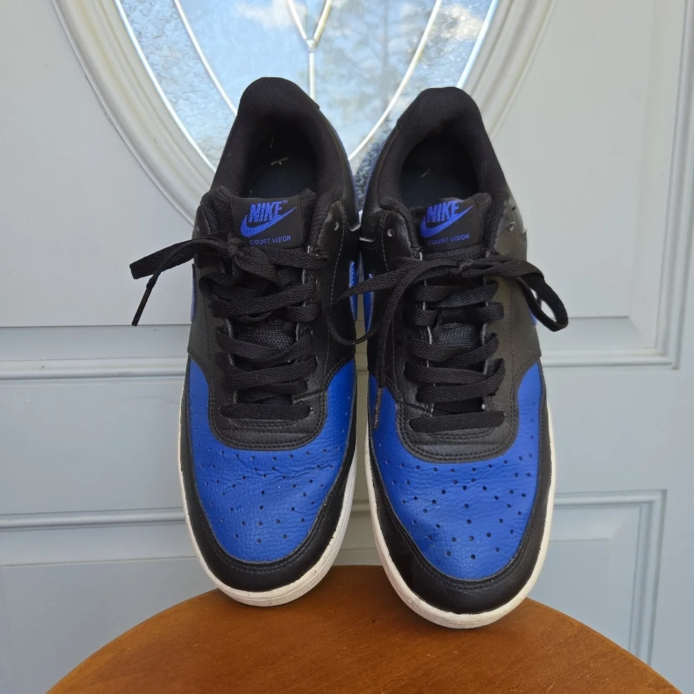 Nike Court Vision Low Black Game Royal